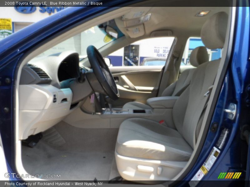 Blue Ribbon Metallic / Bisque 2008 Toyota Camry LE