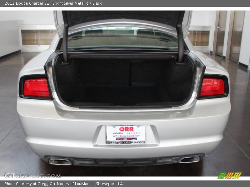 Bright Silver Metallic / Black 2012 Dodge Charger SE