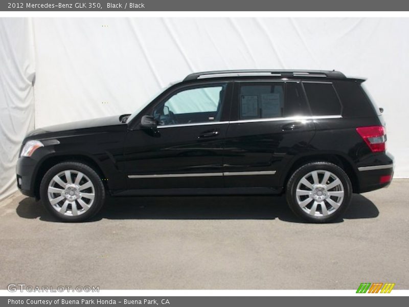 Black / Black 2012 Mercedes-Benz GLK 350