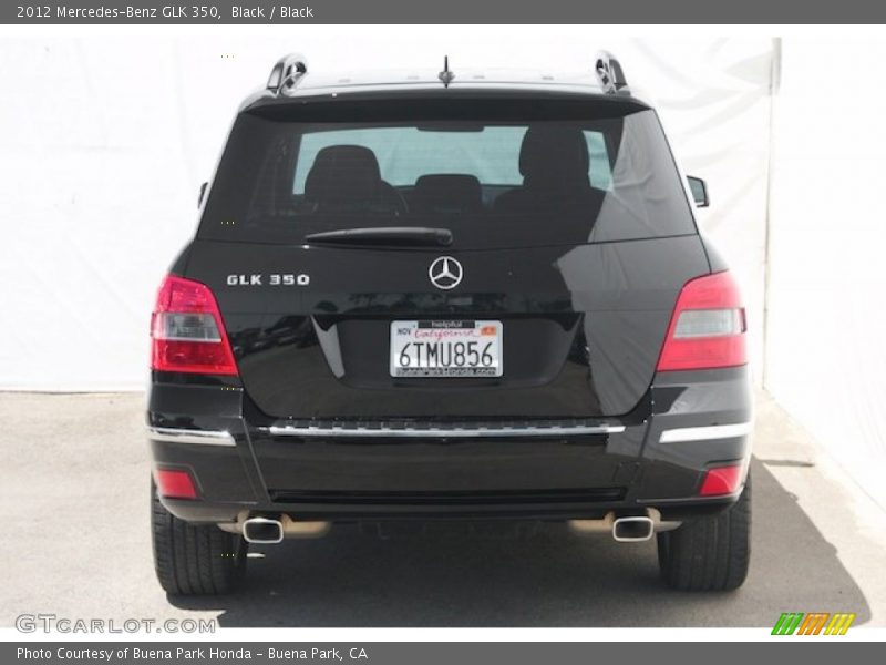 Black / Black 2012 Mercedes-Benz GLK 350