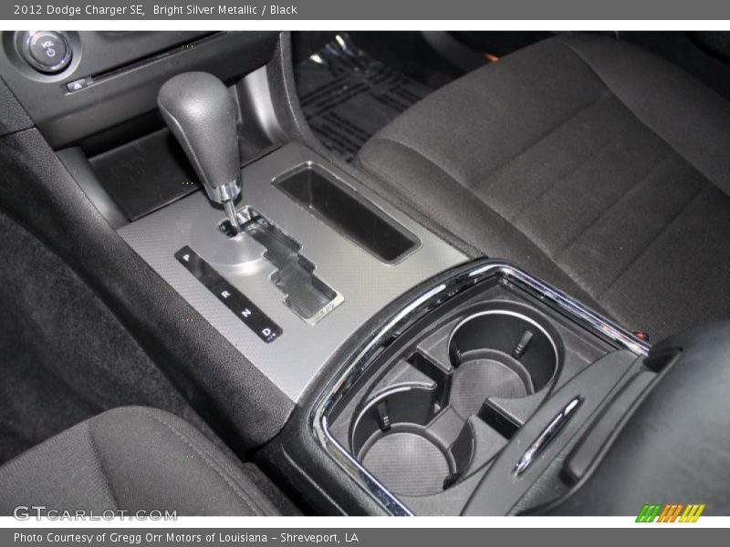 Bright Silver Metallic / Black 2012 Dodge Charger SE