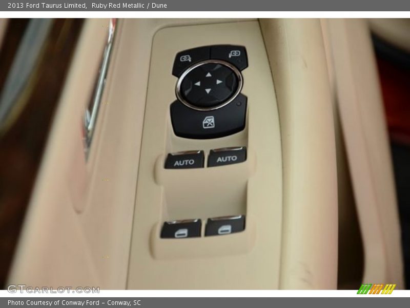 Ruby Red Metallic / Dune 2013 Ford Taurus Limited