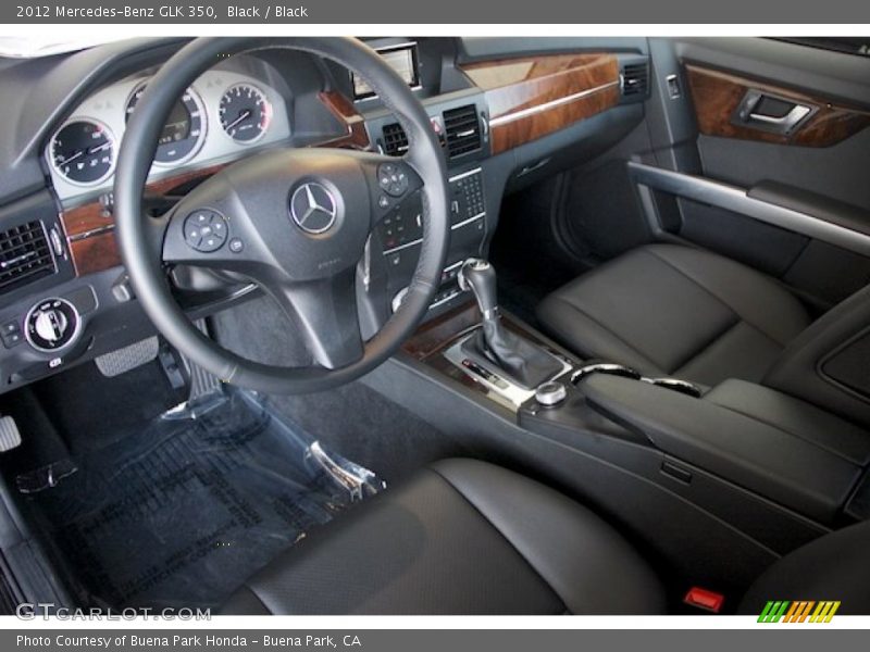 Black / Black 2012 Mercedes-Benz GLK 350