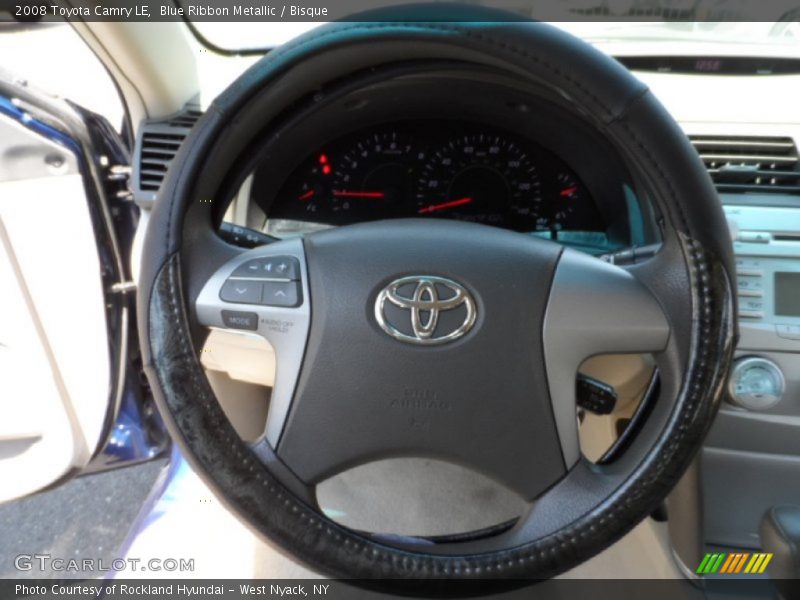 Blue Ribbon Metallic / Bisque 2008 Toyota Camry LE