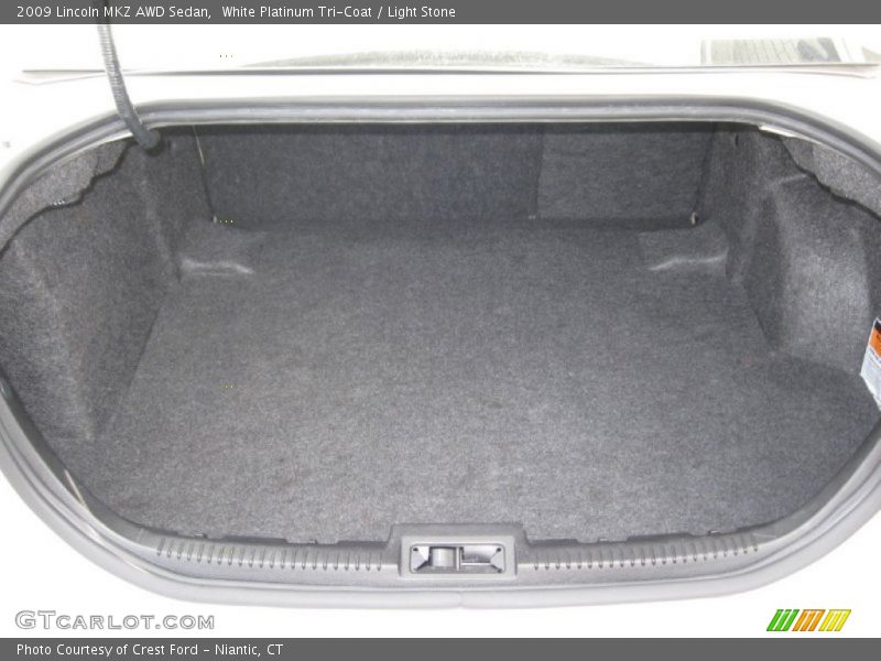 White Platinum Tri-Coat / Light Stone 2009 Lincoln MKZ AWD Sedan