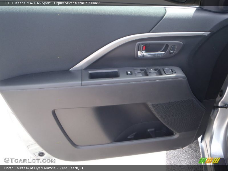 Liquid Silver Metallic / Black 2013 Mazda MAZDA5 Sport