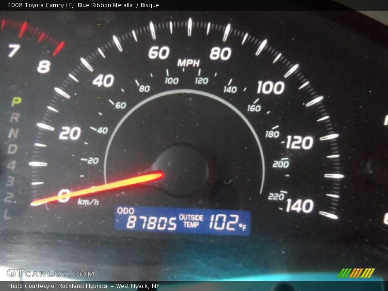 Blue Ribbon Metallic / Bisque 2008 Toyota Camry LE