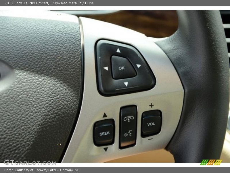 Ruby Red Metallic / Dune 2013 Ford Taurus Limited