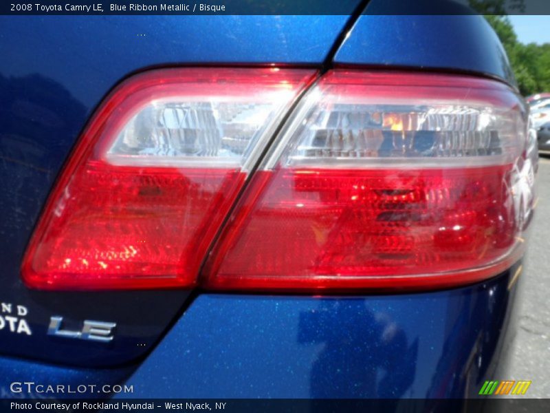 Blue Ribbon Metallic / Bisque 2008 Toyota Camry LE
