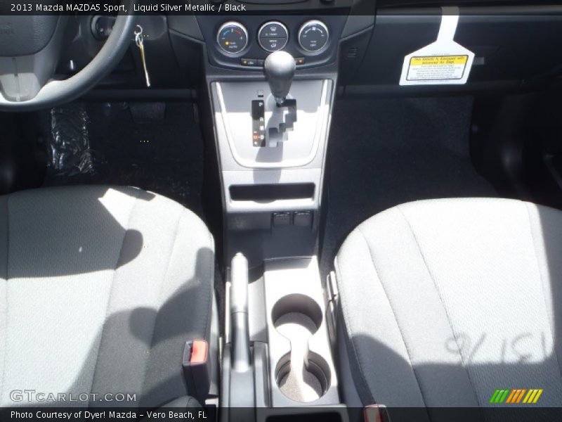 Liquid Silver Metallic / Black 2013 Mazda MAZDA5 Sport