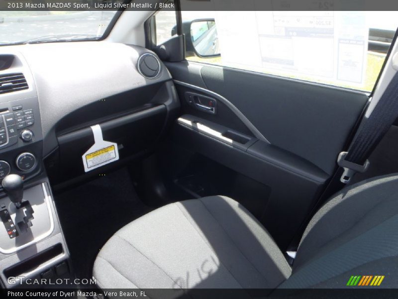 Liquid Silver Metallic / Black 2013 Mazda MAZDA5 Sport