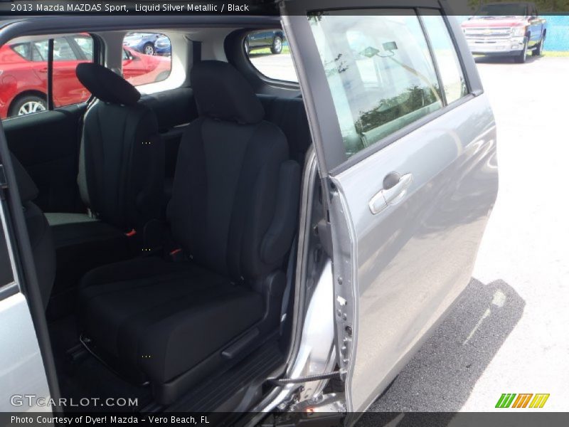 Liquid Silver Metallic / Black 2013 Mazda MAZDA5 Sport