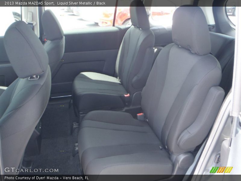 Liquid Silver Metallic / Black 2013 Mazda MAZDA5 Sport