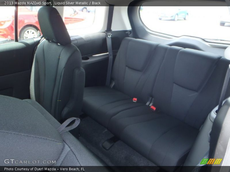 Liquid Silver Metallic / Black 2013 Mazda MAZDA5 Sport