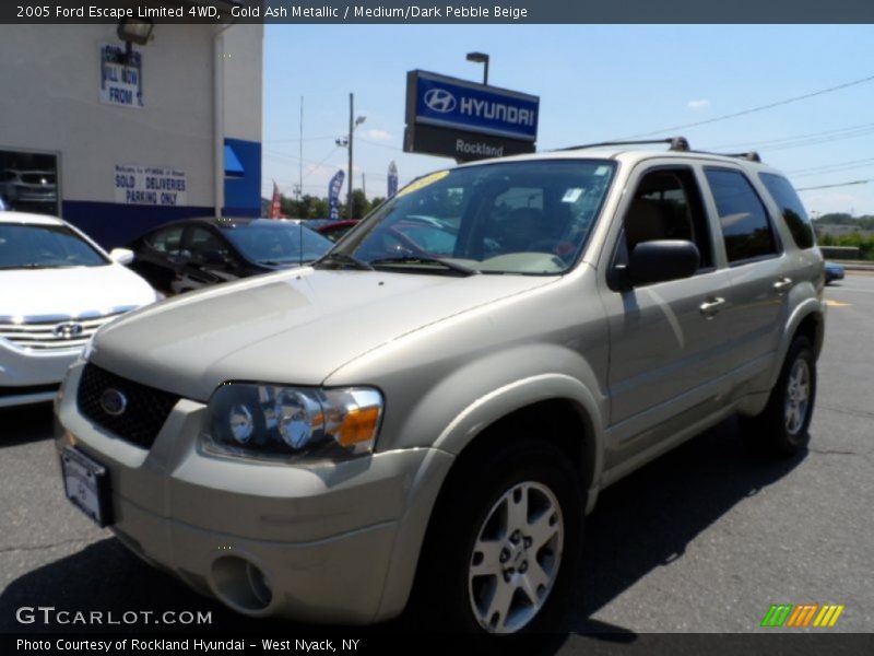 Gold Ash Metallic / Medium/Dark Pebble Beige 2005 Ford Escape Limited 4WD