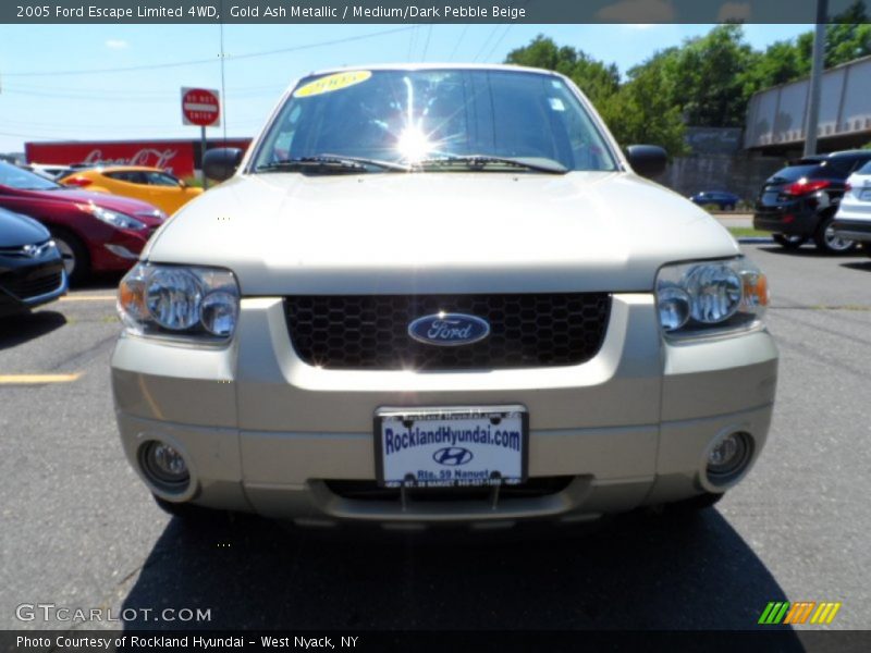 Gold Ash Metallic / Medium/Dark Pebble Beige 2005 Ford Escape Limited 4WD