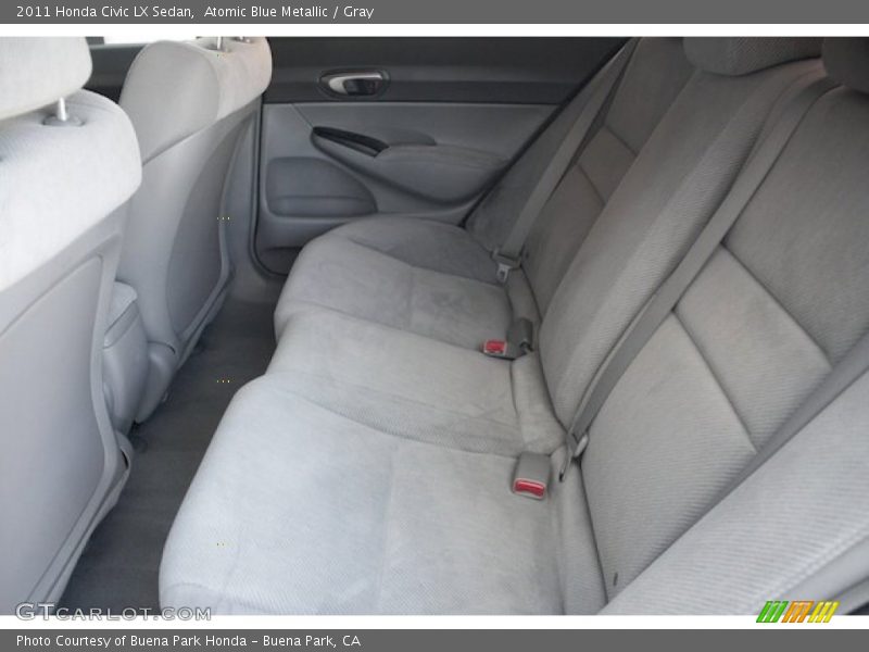 Rear Seat of 2011 Civic LX Sedan