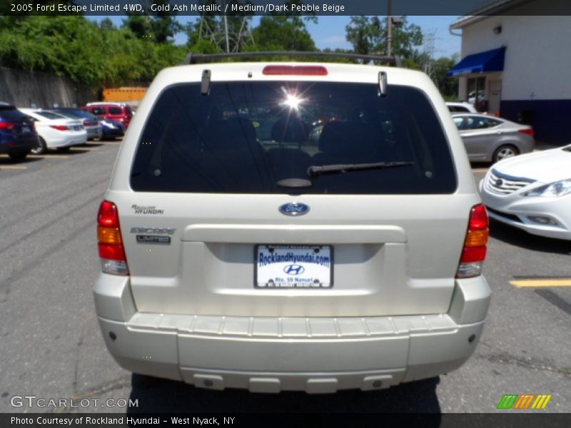 Gold Ash Metallic / Medium/Dark Pebble Beige 2005 Ford Escape Limited 4WD