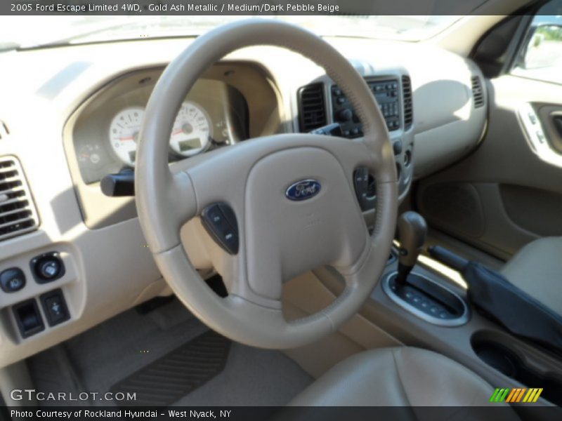 Gold Ash Metallic / Medium/Dark Pebble Beige 2005 Ford Escape Limited 4WD