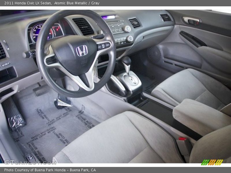  2011 Civic LX Sedan Gray Interior