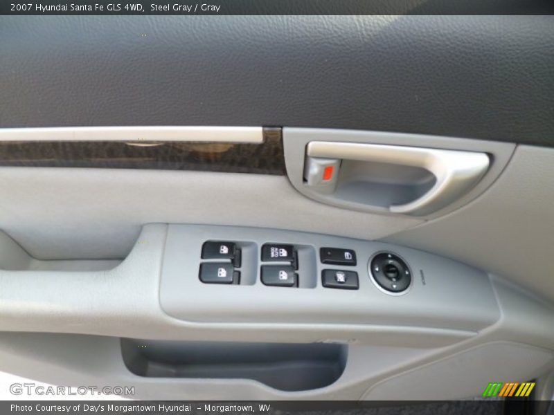 Steel Gray / Gray 2007 Hyundai Santa Fe GLS 4WD