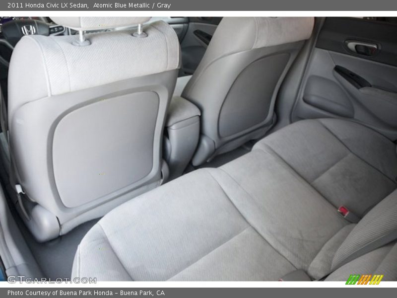 Atomic Blue Metallic / Gray 2011 Honda Civic LX Sedan