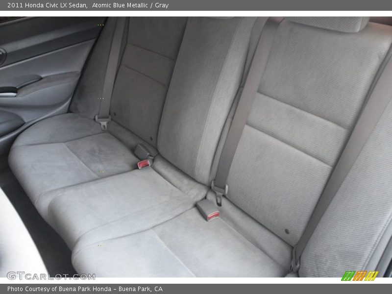 Atomic Blue Metallic / Gray 2011 Honda Civic LX Sedan