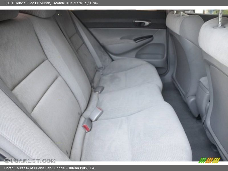 Rear Seat of 2011 Civic LX Sedan