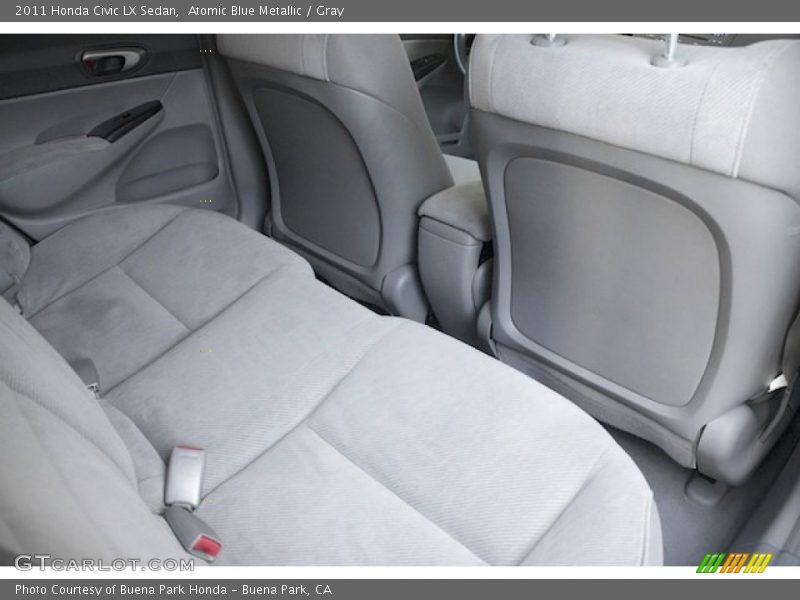 Atomic Blue Metallic / Gray 2011 Honda Civic LX Sedan