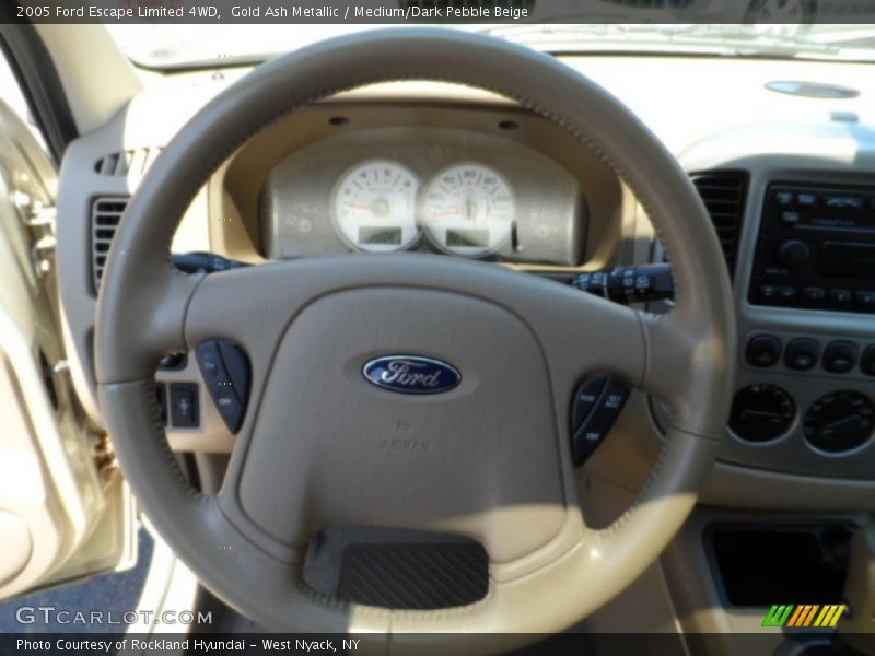 Gold Ash Metallic / Medium/Dark Pebble Beige 2005 Ford Escape Limited 4WD
