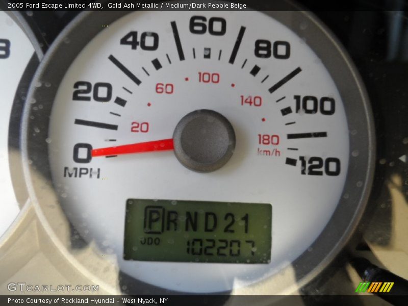 Gold Ash Metallic / Medium/Dark Pebble Beige 2005 Ford Escape Limited 4WD