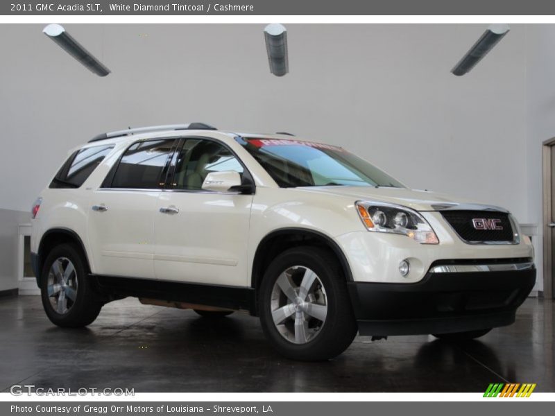 White Diamond Tintcoat / Cashmere 2011 GMC Acadia SLT