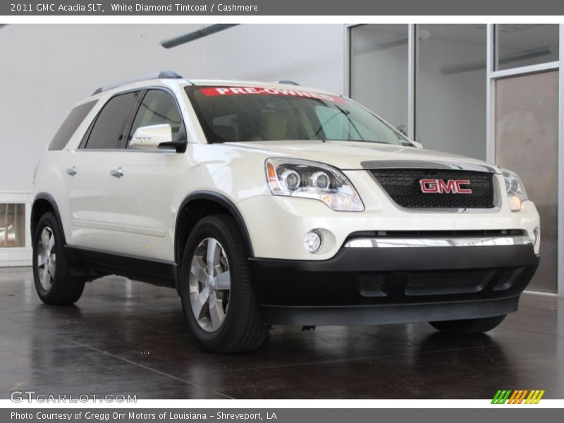 White Diamond Tintcoat / Cashmere 2011 GMC Acadia SLT