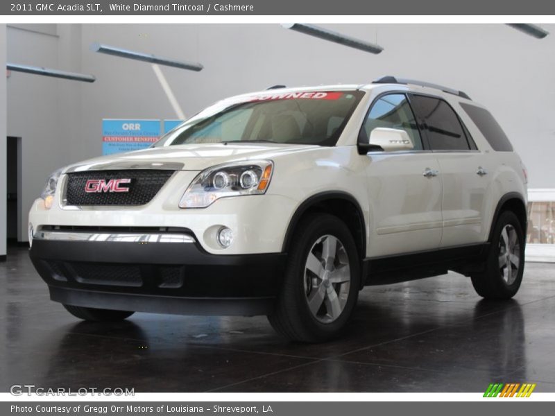 White Diamond Tintcoat / Cashmere 2011 GMC Acadia SLT