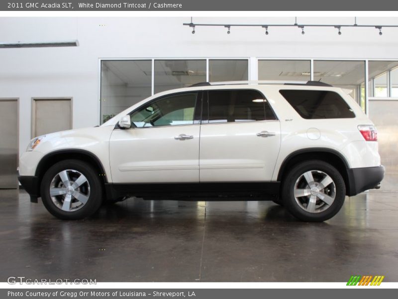 White Diamond Tintcoat / Cashmere 2011 GMC Acadia SLT