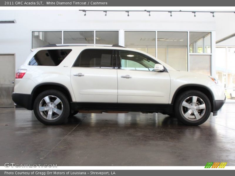 White Diamond Tintcoat / Cashmere 2011 GMC Acadia SLT