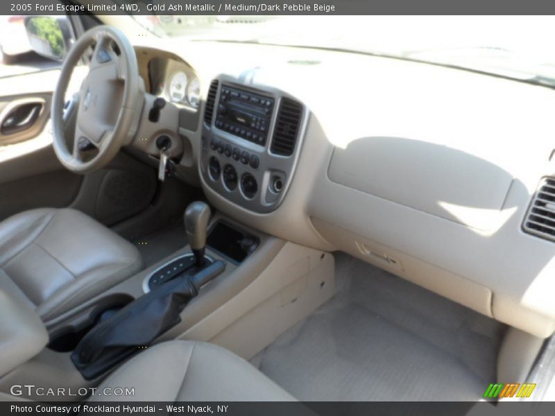 Gold Ash Metallic / Medium/Dark Pebble Beige 2005 Ford Escape Limited 4WD
