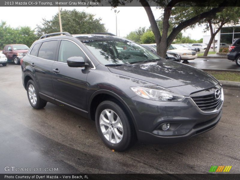 Meteor Gray Mica / Black 2013 Mazda CX-9 Touring