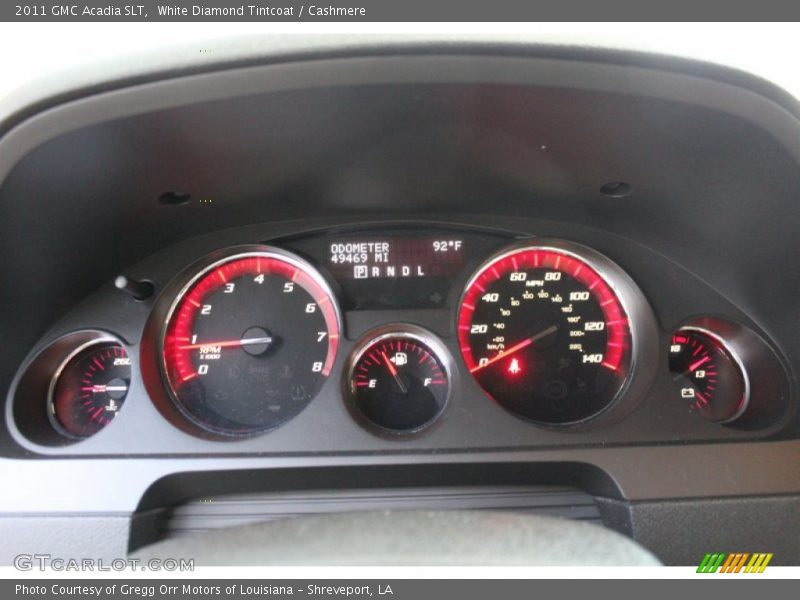 White Diamond Tintcoat / Cashmere 2011 GMC Acadia SLT