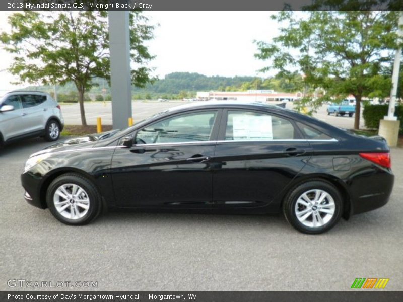 Midnight Black / Gray 2013 Hyundai Sonata GLS