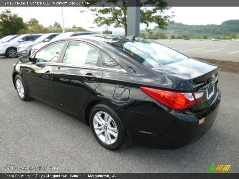 Midnight Black / Gray 2013 Hyundai Sonata GLS