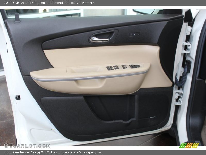 White Diamond Tintcoat / Cashmere 2011 GMC Acadia SLT