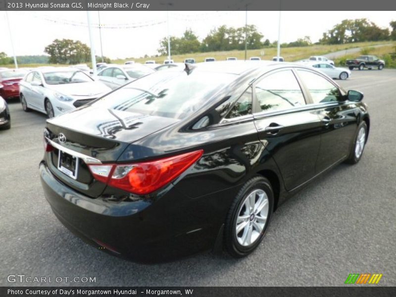 Midnight Black / Gray 2013 Hyundai Sonata GLS