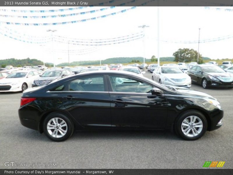 Midnight Black / Gray 2013 Hyundai Sonata GLS