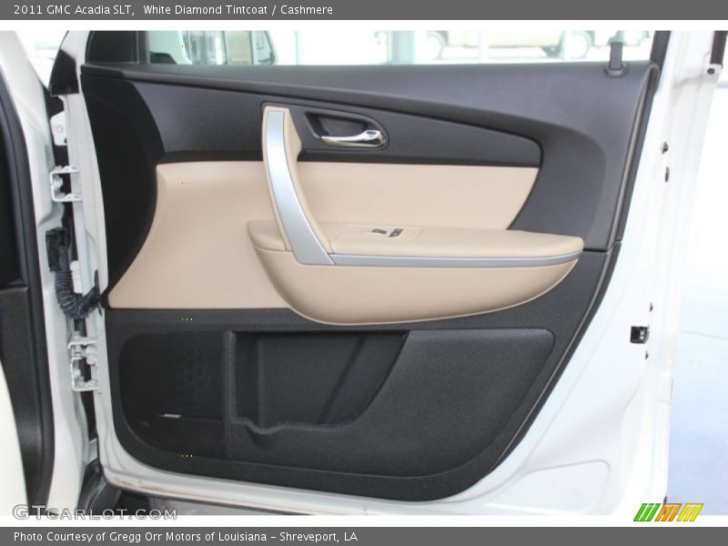 White Diamond Tintcoat / Cashmere 2011 GMC Acadia SLT
