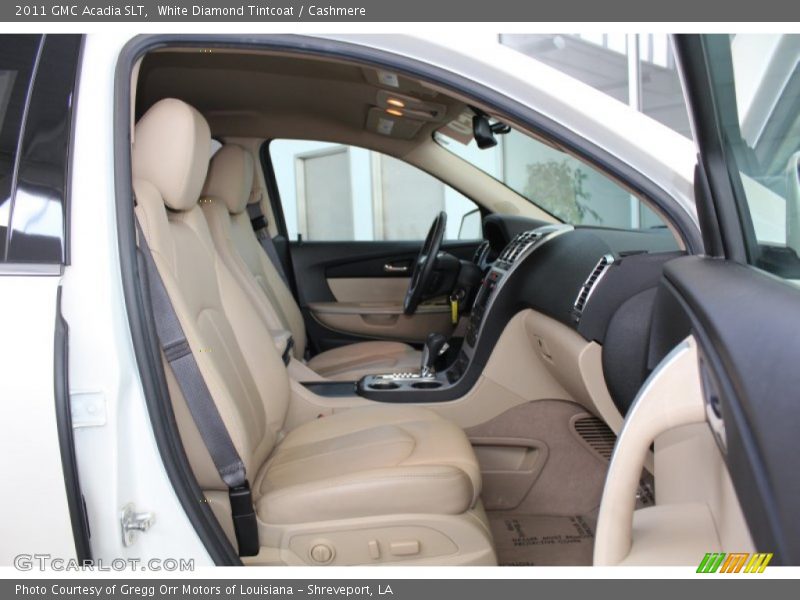 White Diamond Tintcoat / Cashmere 2011 GMC Acadia SLT