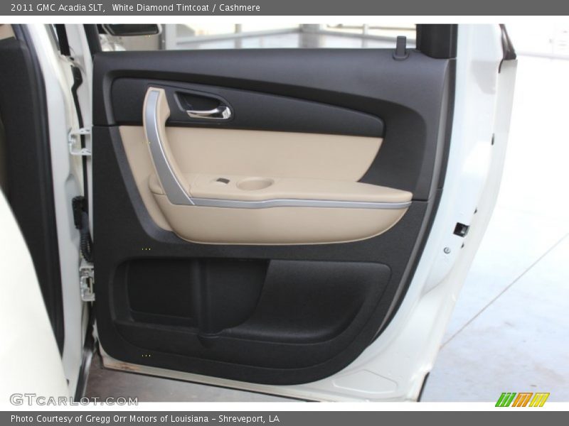 White Diamond Tintcoat / Cashmere 2011 GMC Acadia SLT