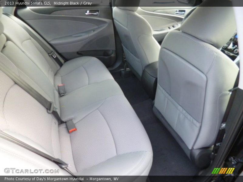 Midnight Black / Gray 2013 Hyundai Sonata GLS