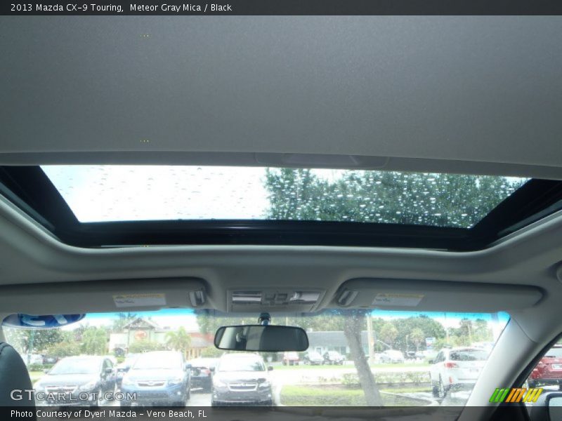 Meteor Gray Mica / Black 2013 Mazda CX-9 Touring