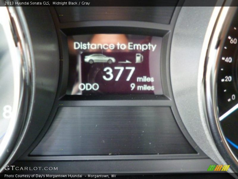 Midnight Black / Gray 2013 Hyundai Sonata GLS